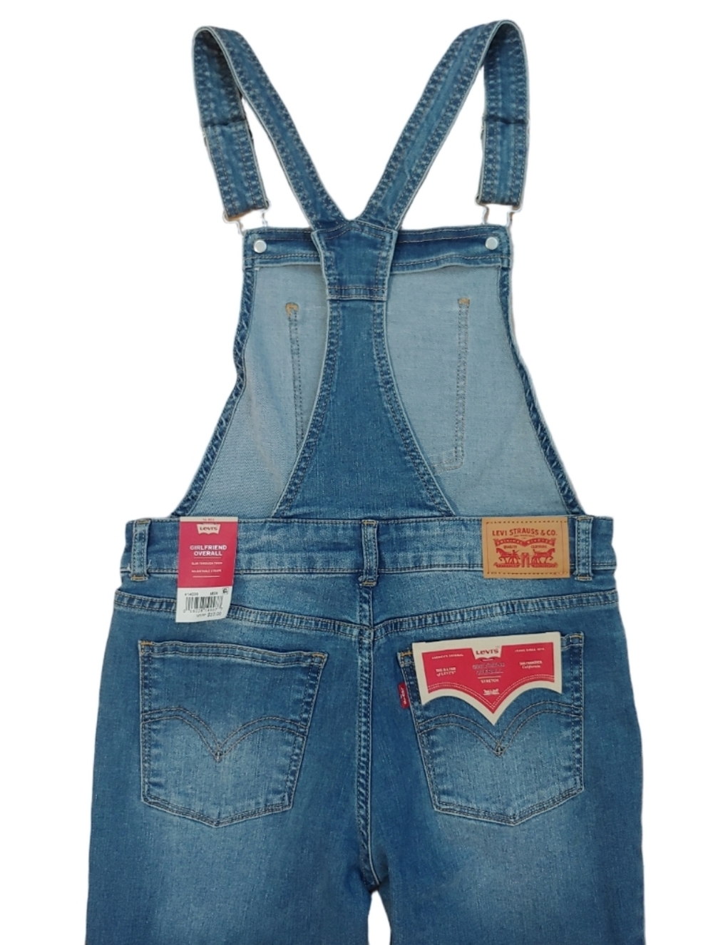 Levi's Blue Classic Denim Girl's Overalls Size 14 NWT - Picture 6 of 15